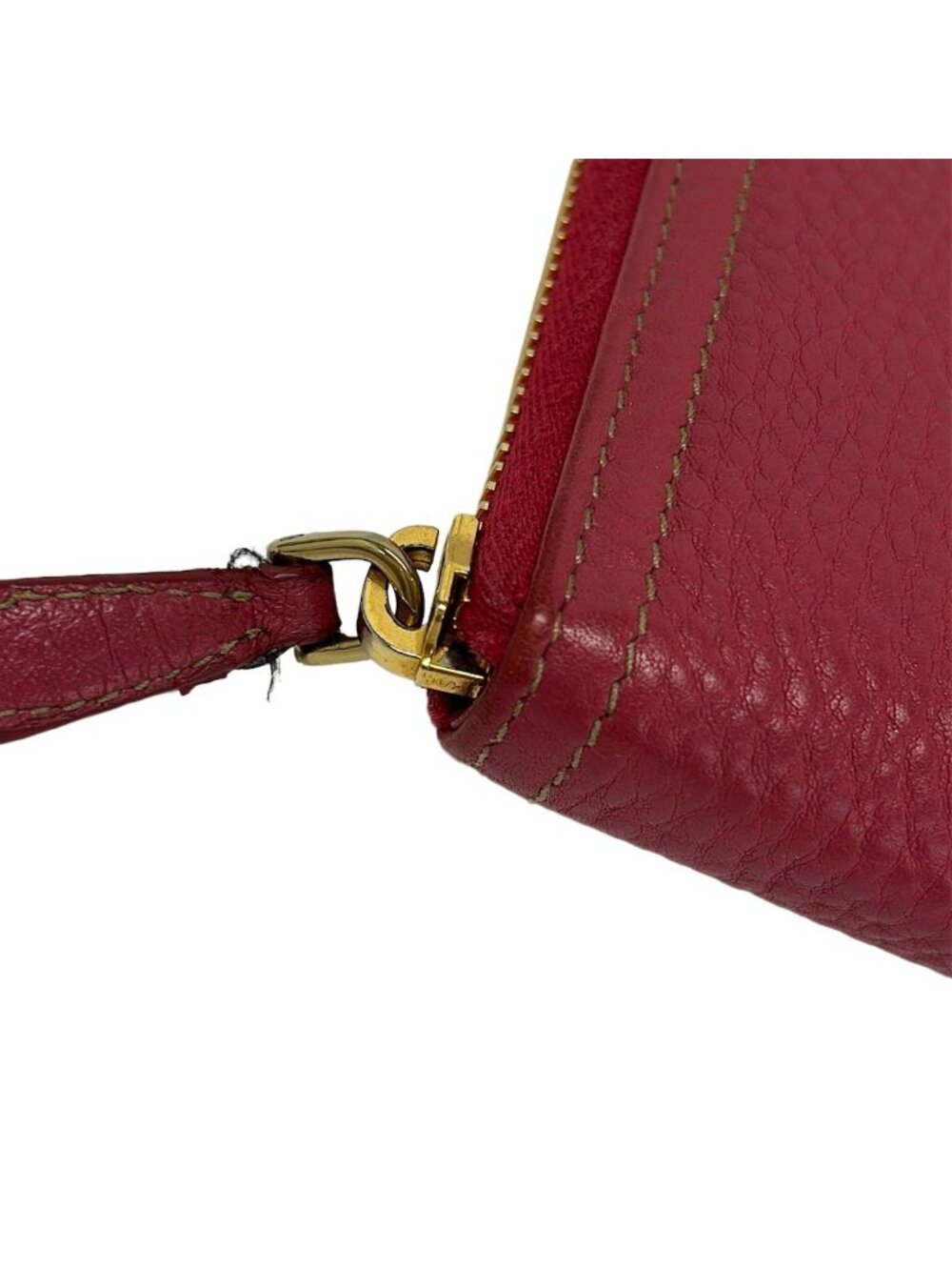 Prada Wallet Pink Zip Around Leather - Picture 6 of 6